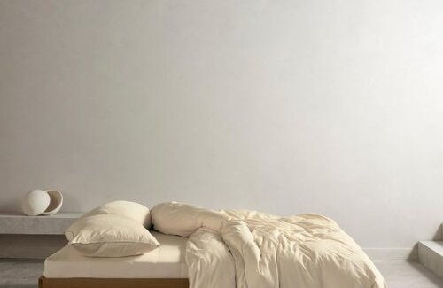 Essenza Minte Oatmeal Dekbedovertrek