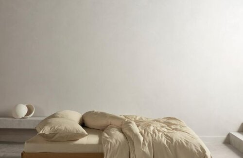 Essenza Minte Taupe Dekbedovertrek