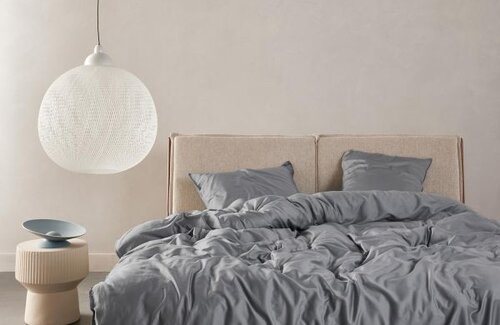 Essenza Minte Global Grey Dekbedovertrek