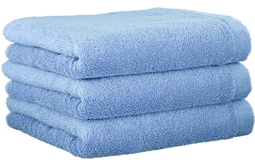 Cawö Lifestyle UNI Sky Handdoek