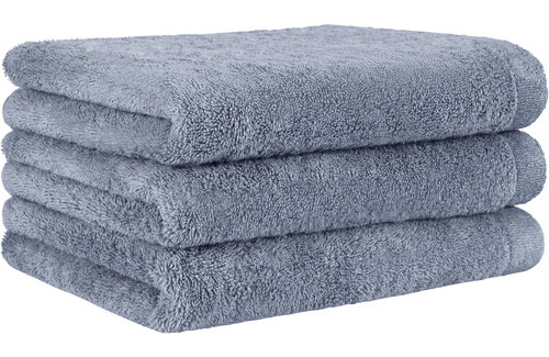 Cawö Lifestyle UNI Nordic Blue Handdoek