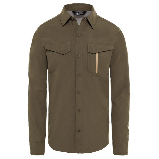 L/S Sequoia Shirt - Taupe Green