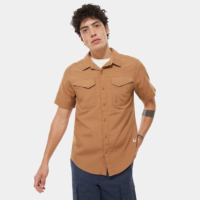 S/S Sequoia Shirt - Cedar Brown