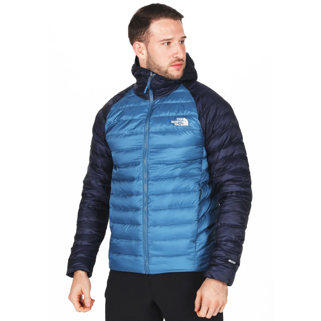 TNF Trevail Hooded Down Jacket - Blue/Navy