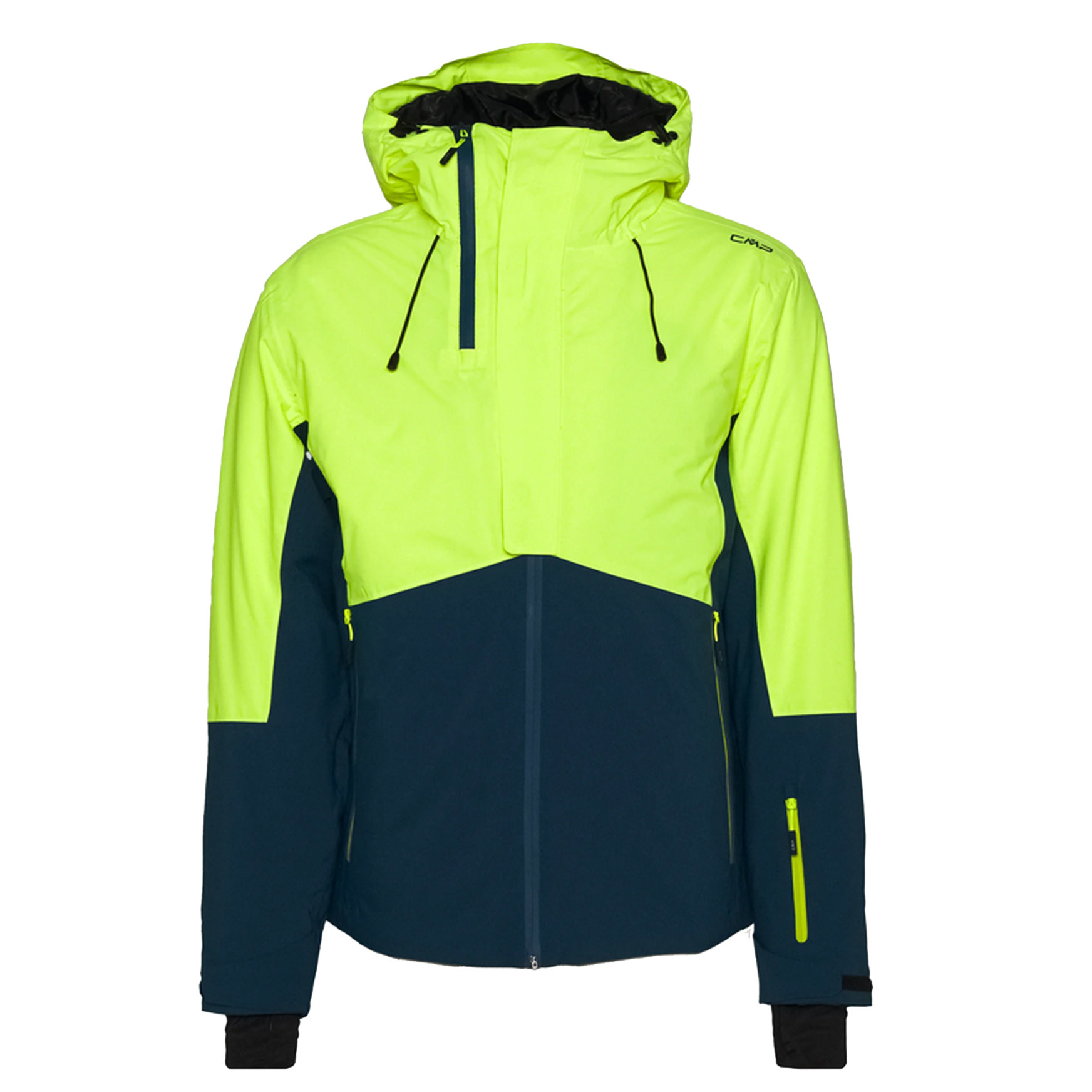 Jacket Mid GRÀCIA Fix Fluor Hood - Yellow - SPORTS Man