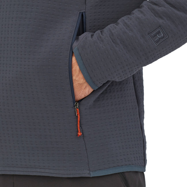 M's R2 TechFace Hoody - Smolder Blue
