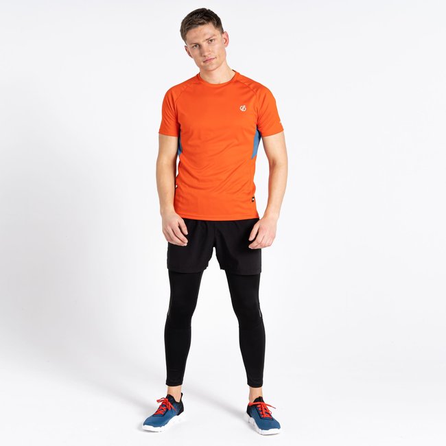 Peerless II Tee - Burnt Salmon/Stellar Blue