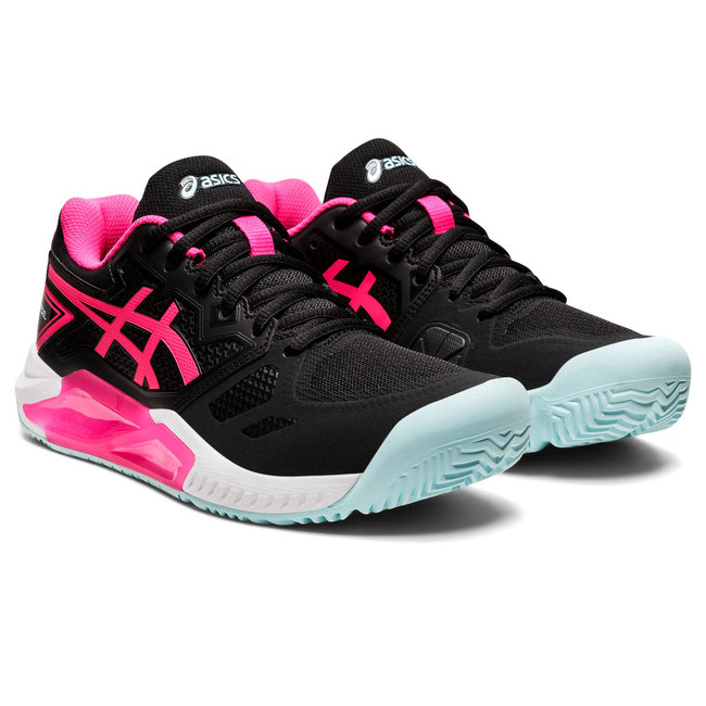 Gel Challenger 13 Padel W - Black/Pink Glo