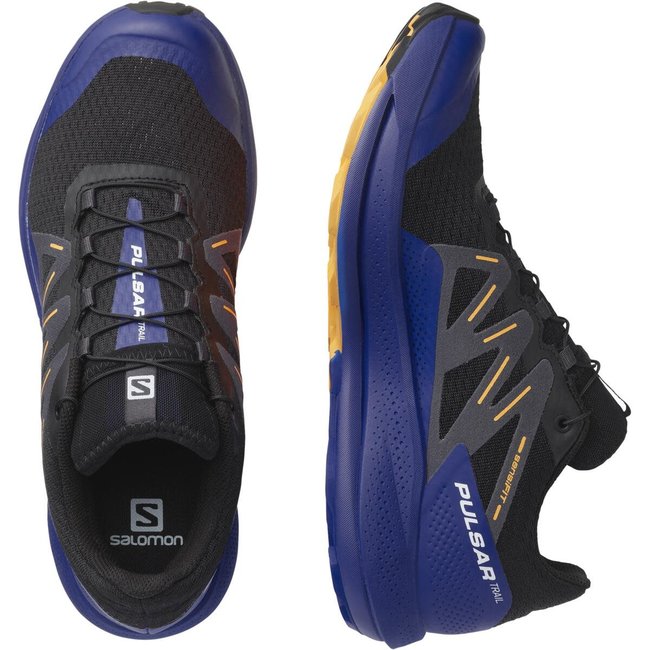 SALOMON Pulsar Trail - Black/Clematis Blue/Blazing Orange