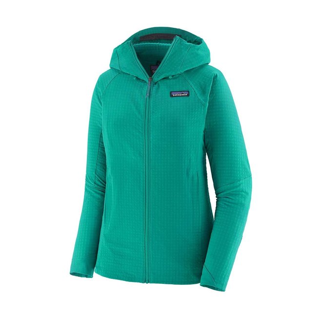 PATAGONIA W's R1 TechFace Hoody Jkt - Fresh Teal