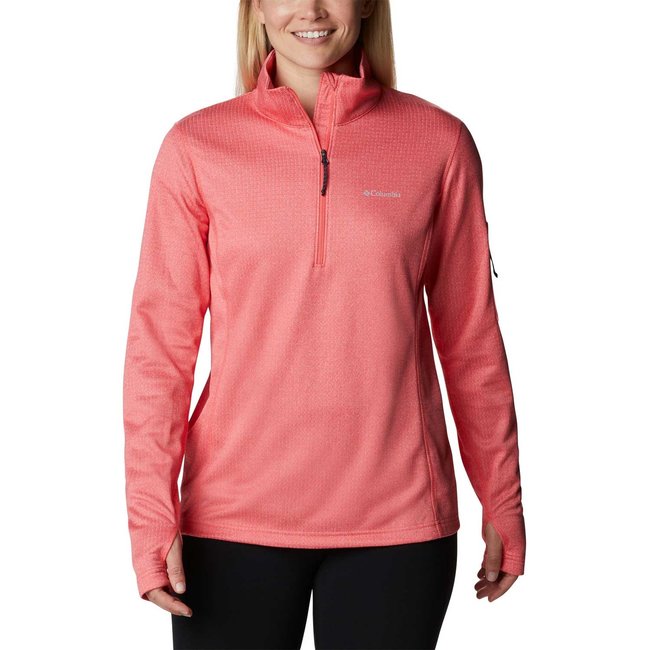 COLUMBIA W Park View Grid Fleece - Blush Pink