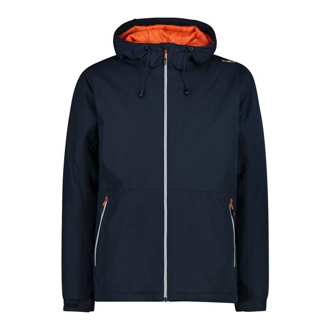 CMP Man Jacket Fix Hood - Black/Blue