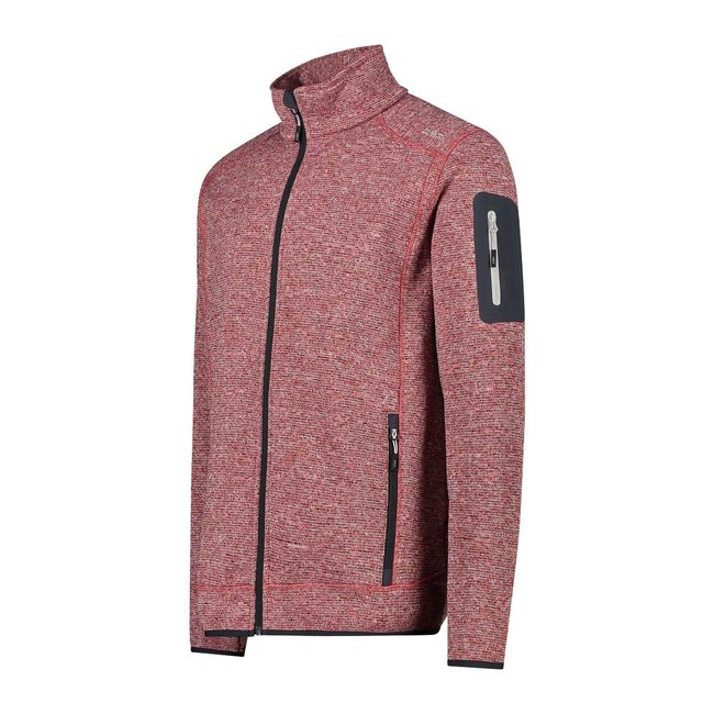 CMP Man Fleece Jacket - Ferrari/Antracite