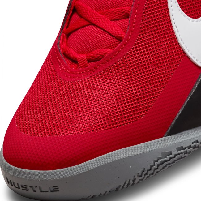 NIKE Team Hustle D 10 GS - University Red/White
