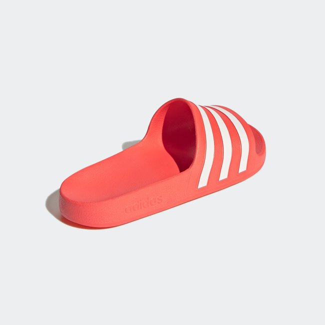 ADIDAS Adilette Aqua - Solar Red / Cloud White