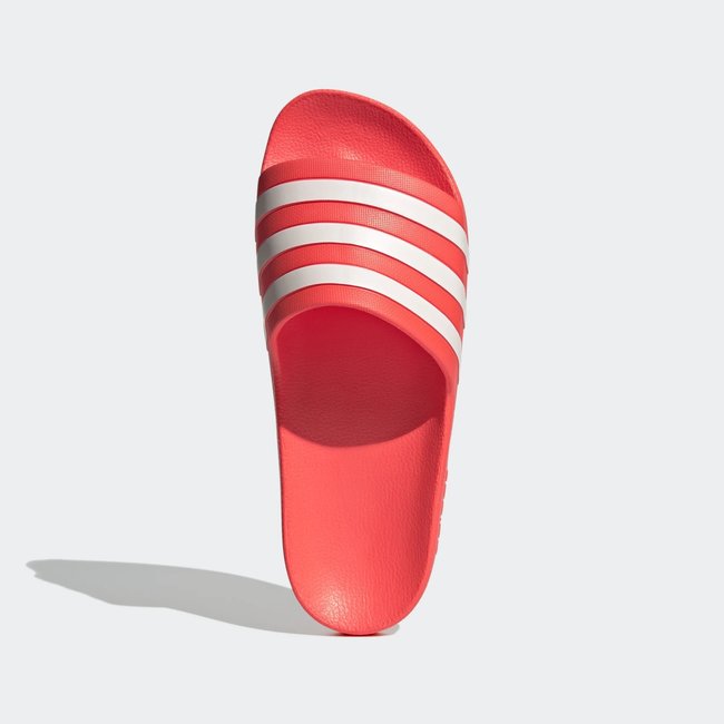 ADIDAS Adilette Aqua - Solar Red / Cloud White