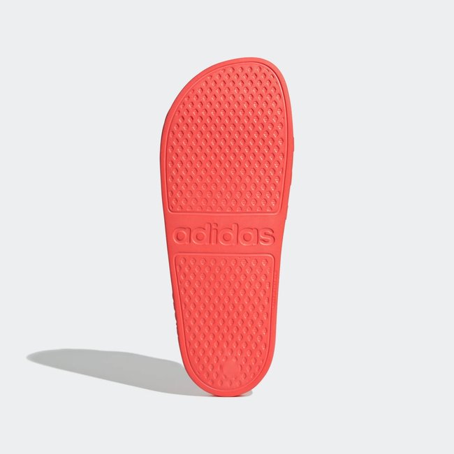 ADIDAS Adilette Aqua - Solar Red / Cloud White