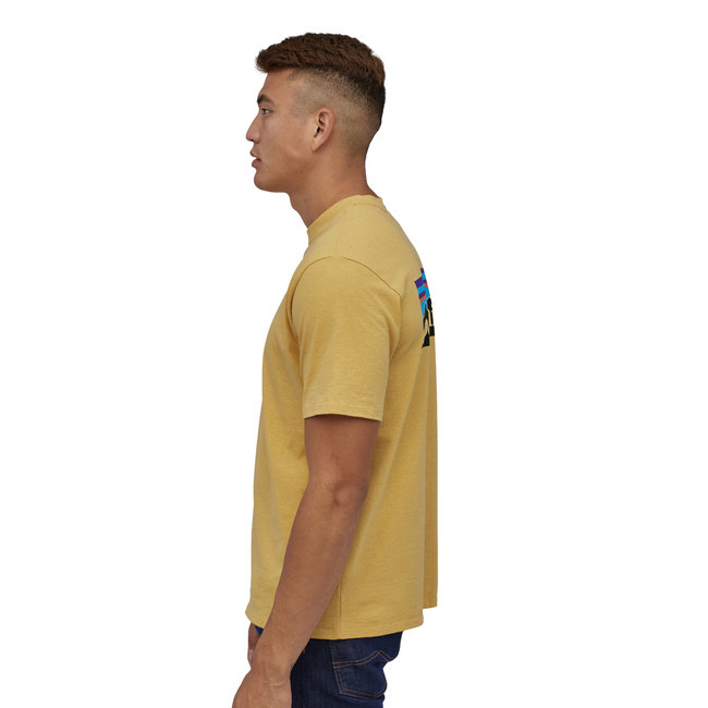 PATAGONIA M's P-6 Logo Responsabili Tee - Surfboard Yellow