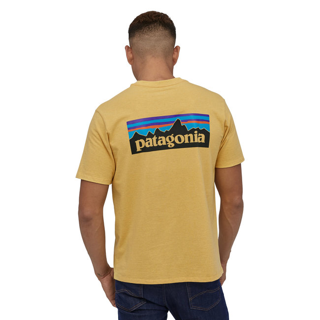 PATAGONIA M's P-6 Logo Responsabili Tee - Surfboard Yellow