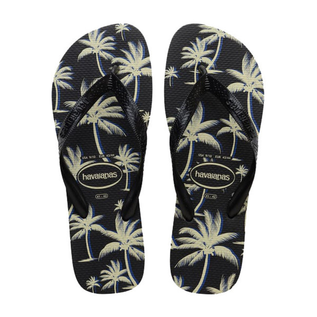 HAVAIANAS Aloha - Black/Black/White