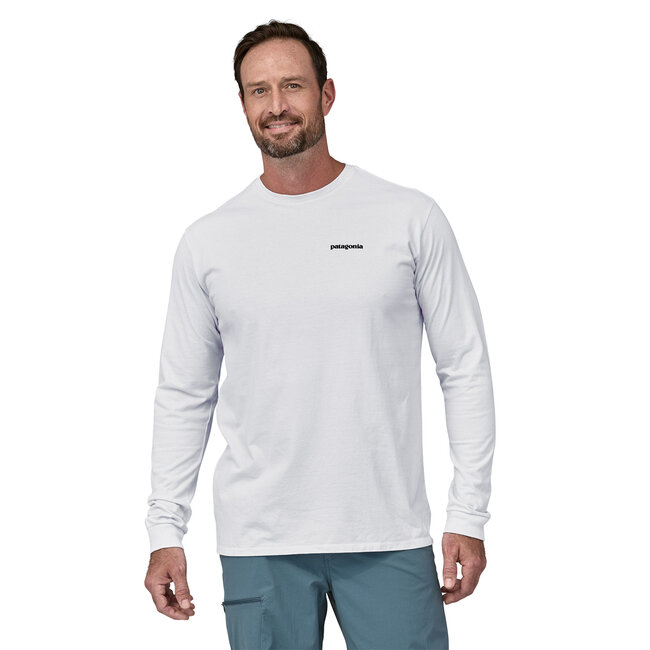 PATAGONIA M's L/S P-6 Logo - White