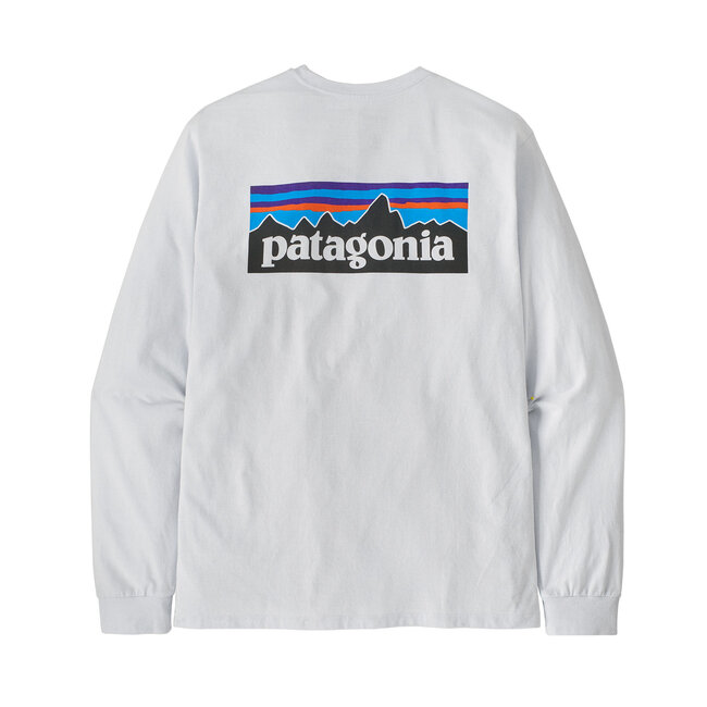PATAGONIA M's L/S P-6 Logo - White