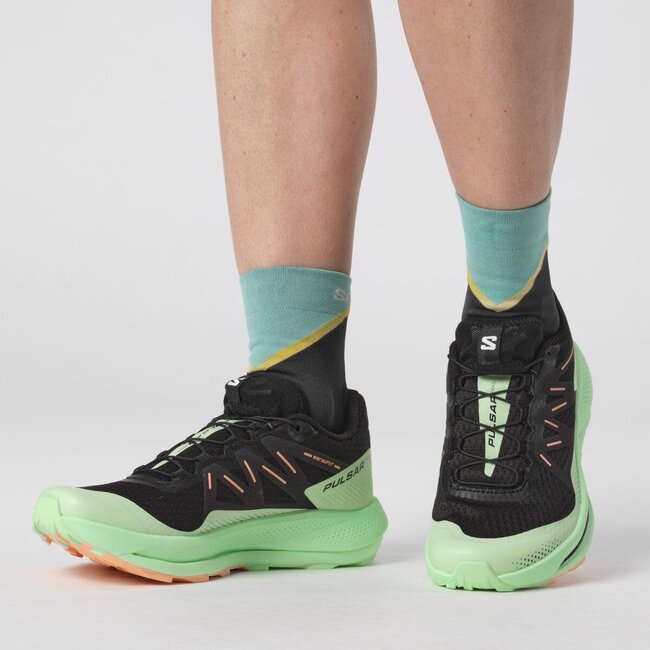 SALOMON Pulsar Trail W - Black/Green Ash
