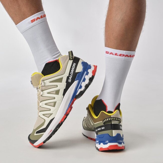 SALOMON Xa PRO 3D v9 - Rainy Day / White / Lapis Blue