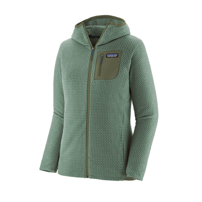 PATAGONIA  W's R1 Air Full-Zip Hoody -  Hemlock Green