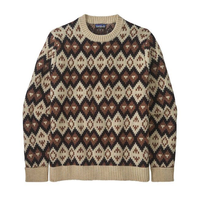 PATAGONIA M's Recycled Wool Sweater - Morning/Dark Natural