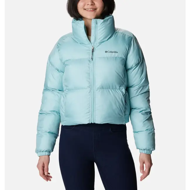 COLUMBIA W Puffect™ Cropped Jacket - Aqua Haze - SPORT GRÀCIA