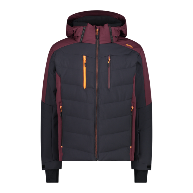 CMP Man Jacket Zip Hood Ski - Anthracite