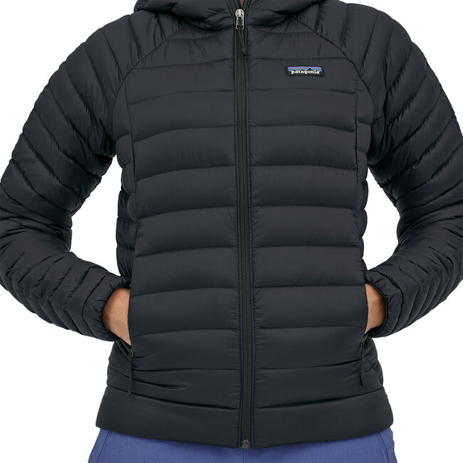 PATAGONIA  W's Down Sweater Hoody -  Black