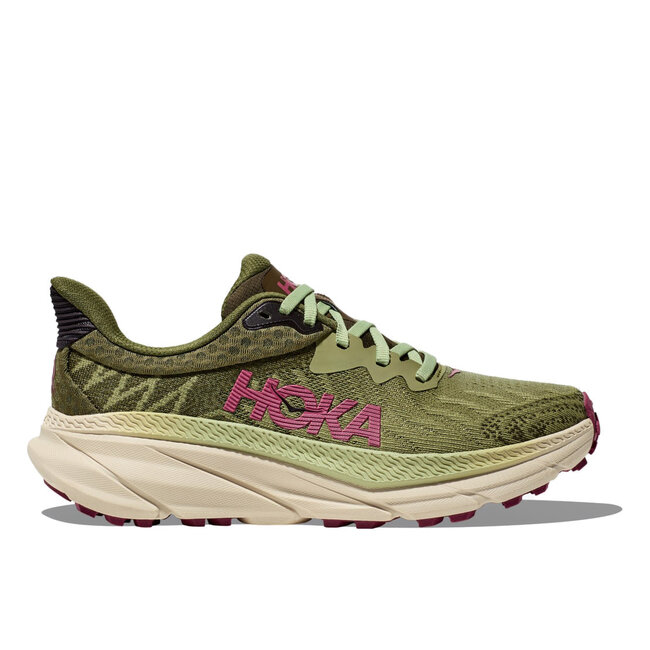 HOKA Challenger 7 W - Forest floor / Beet root