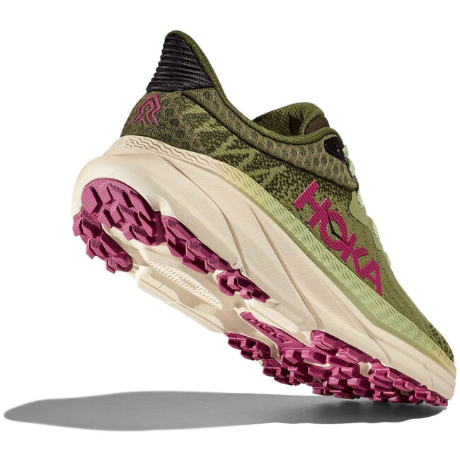 HOKA Challenger 7 W - Forest floor / Beet root