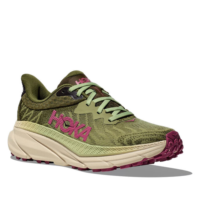 HOKA Challenger 7 W - Forest floor / Beet root