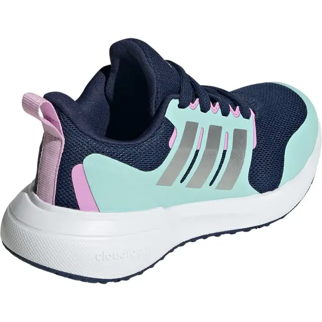 ADIDAS  FortaRun 2.0 K - Dark Blue / Silver/ Aqua