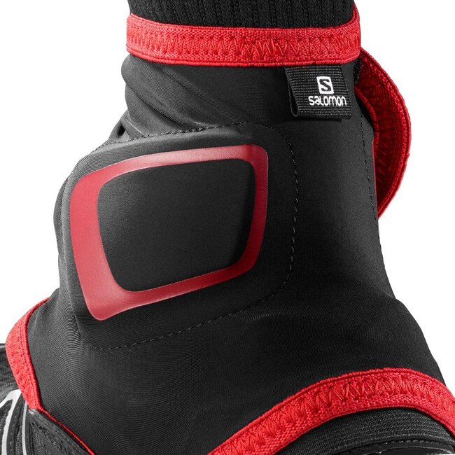 SALOMON Trail Gaiter/Polaina - Black/red