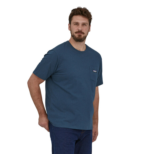 PATAGONIA M's Daily Pocket Tee - Tidepol Blue