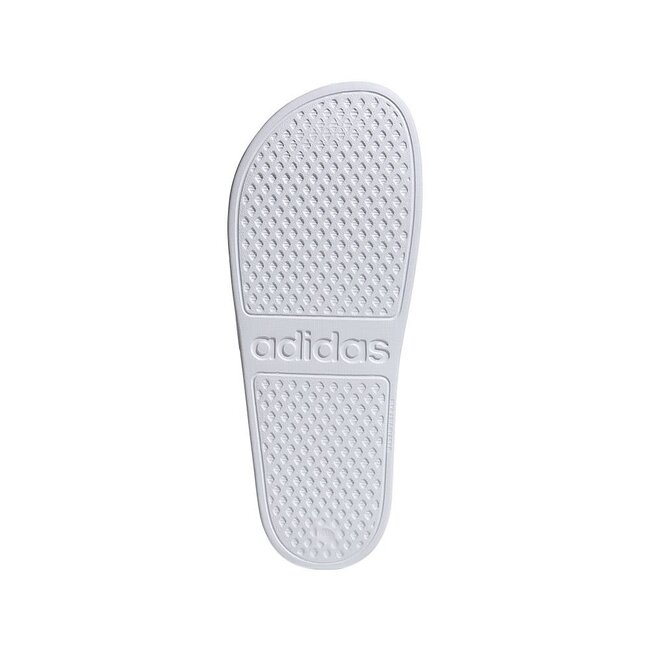 ADIDAS Adilette Aqua -  White / Platinum Metallic