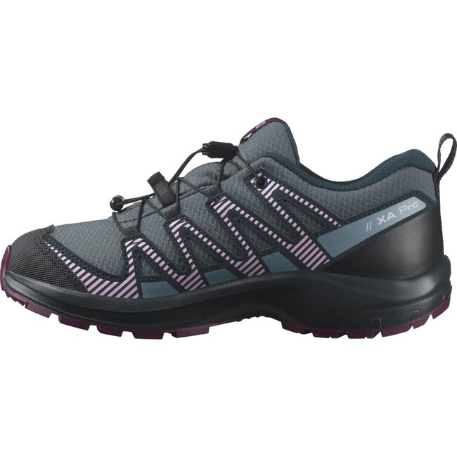 SALOMON XA Pro v8 CSWP J  - Neptun/Carbon/Plum