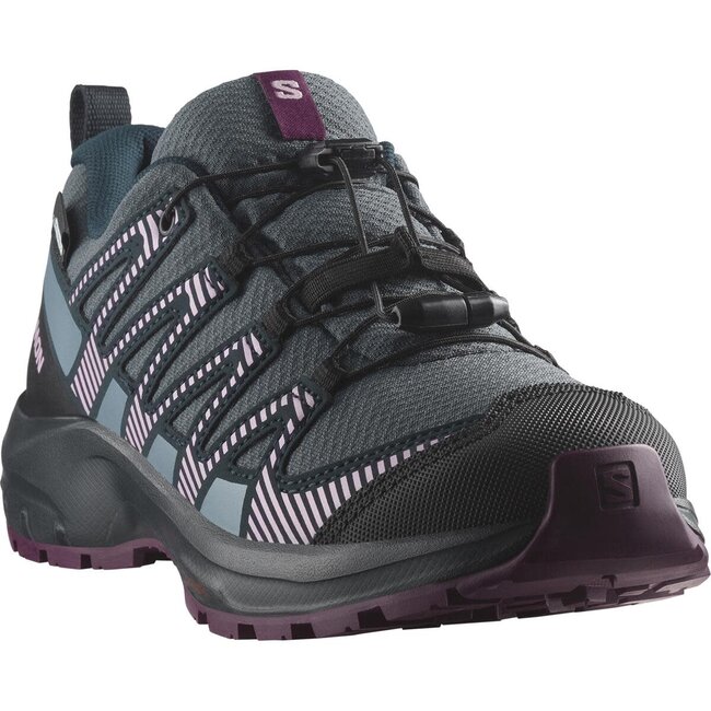 SALOMON XA Pro v8 CSWP J  - Neptun/Carbon/Plum