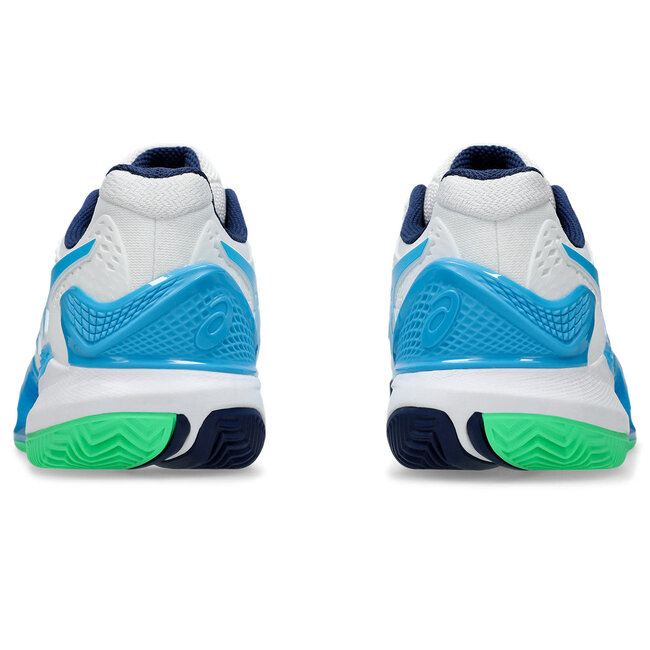 ASICS Gel Resolution 9 CLAY - White/Digital Aqua