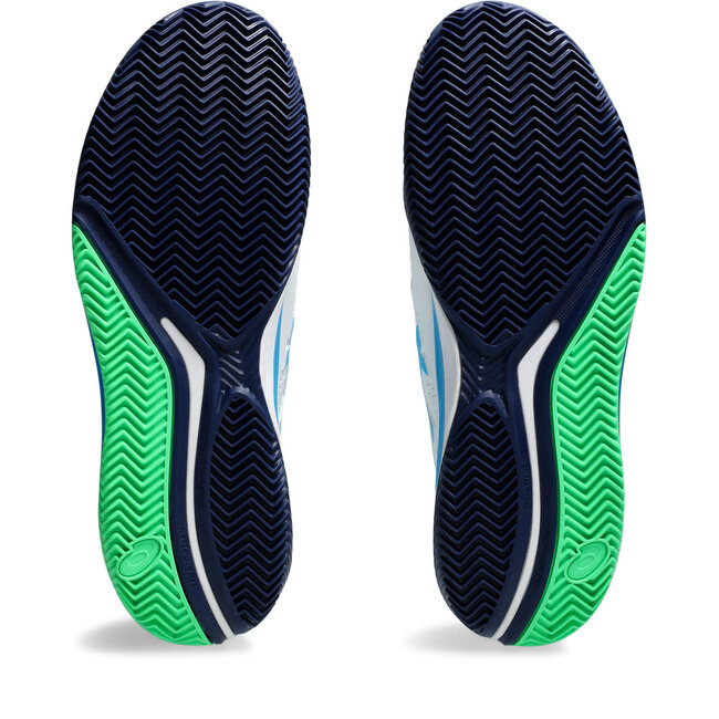 ASICS Gel Resolution 9 CLAY - White/Digital Aqua