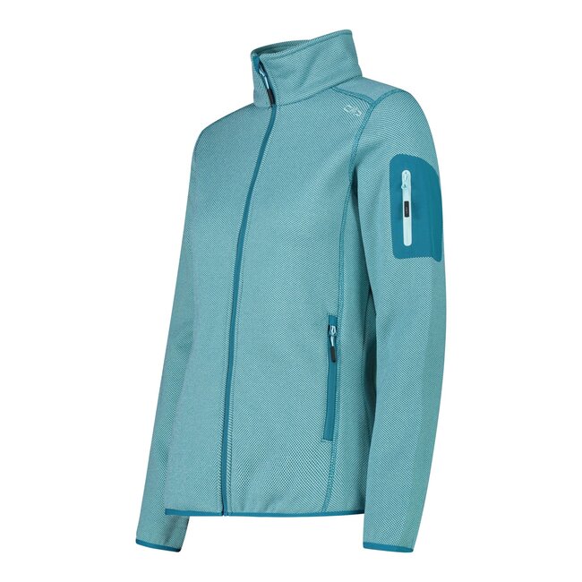 CMP Knitted Melange Fleece W -  Acqua/Teal