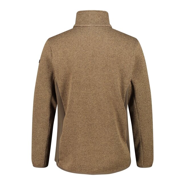 CMP Man Knit-tech Jacket- Corteccia