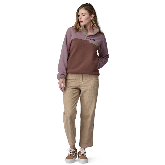 PATAGONIA W's Lightweight Synchilla® Snap - Dulse Mauve