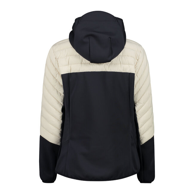 CMP Womens Hybrid Jacket Hooded - Vaniglia