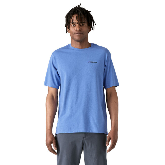 PATAGONIA M's P-6 Logo Responsabili Tee - AbundantBlue