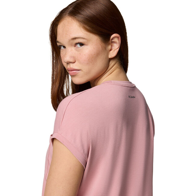 COLUMBIA Boundless Trek™ Short Sleeve Tee - Eraser Pink
